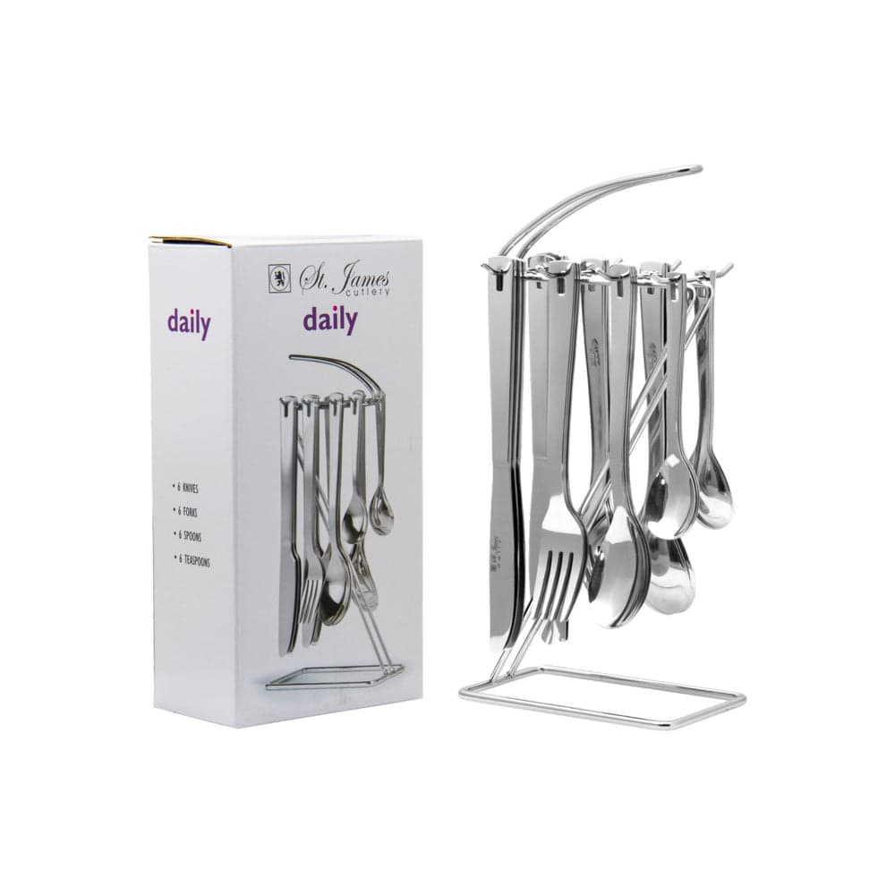 24pc St James Cutlery Set Hanging 72160