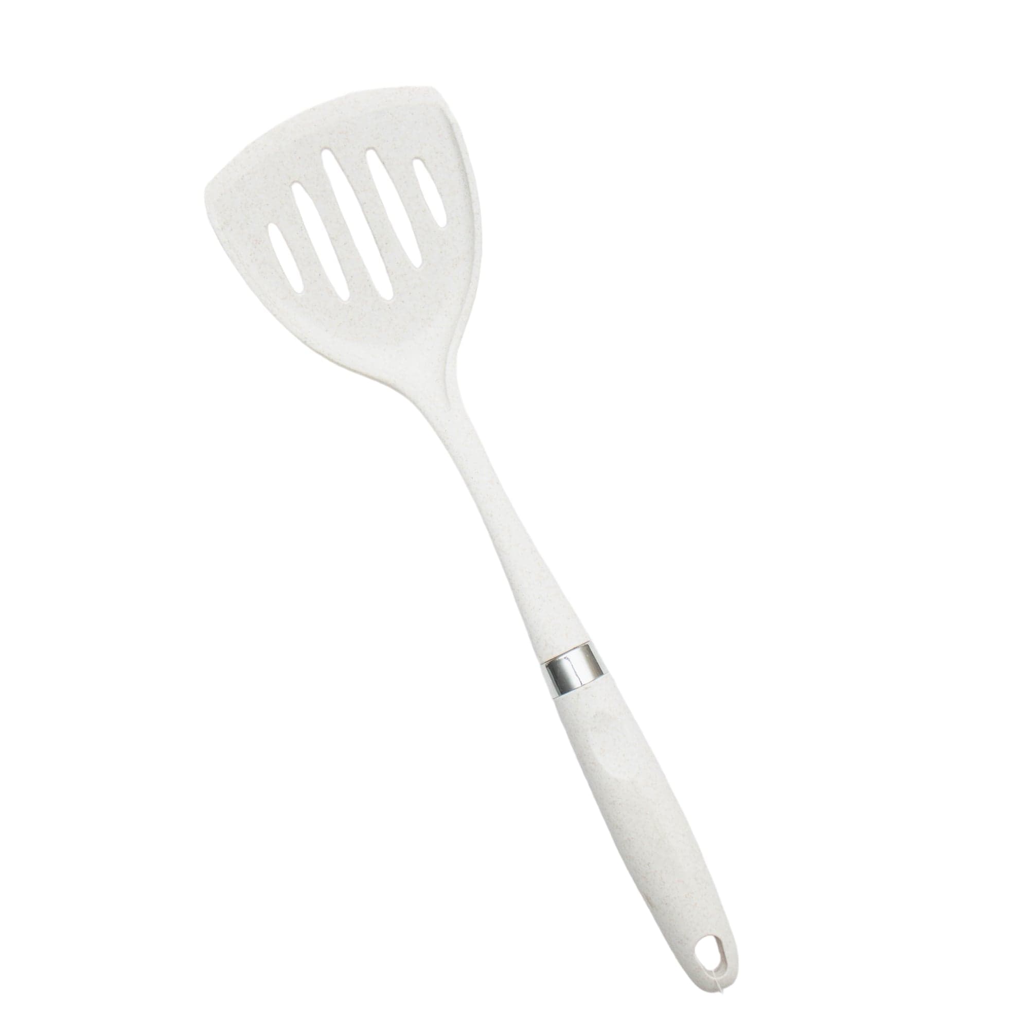 Nylon Serving Slotted Lifter Wide Cream Silica Gel Tableware