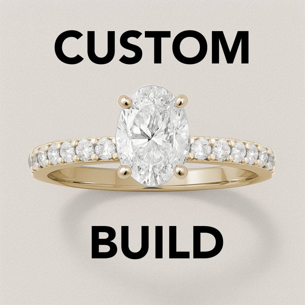 Custom Silver Engagement Ring