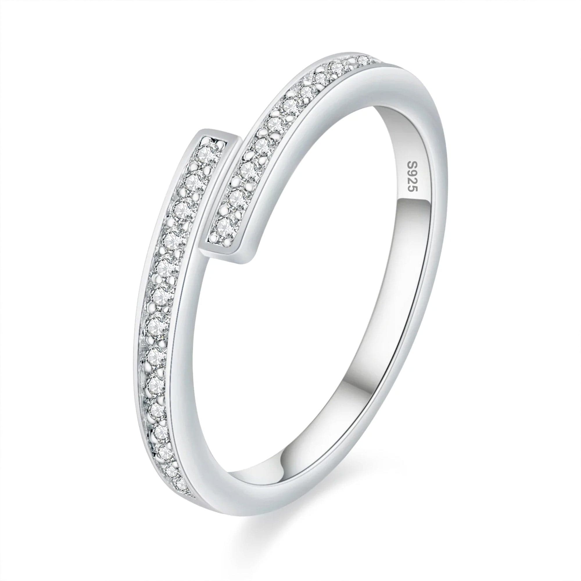 0.33ct Moissanite Wedding / Fashion Band Ring