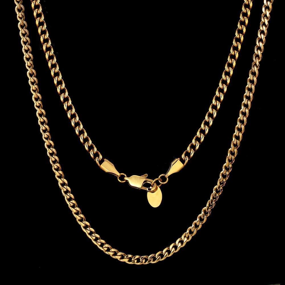 Mens 4mm Cuban Chain