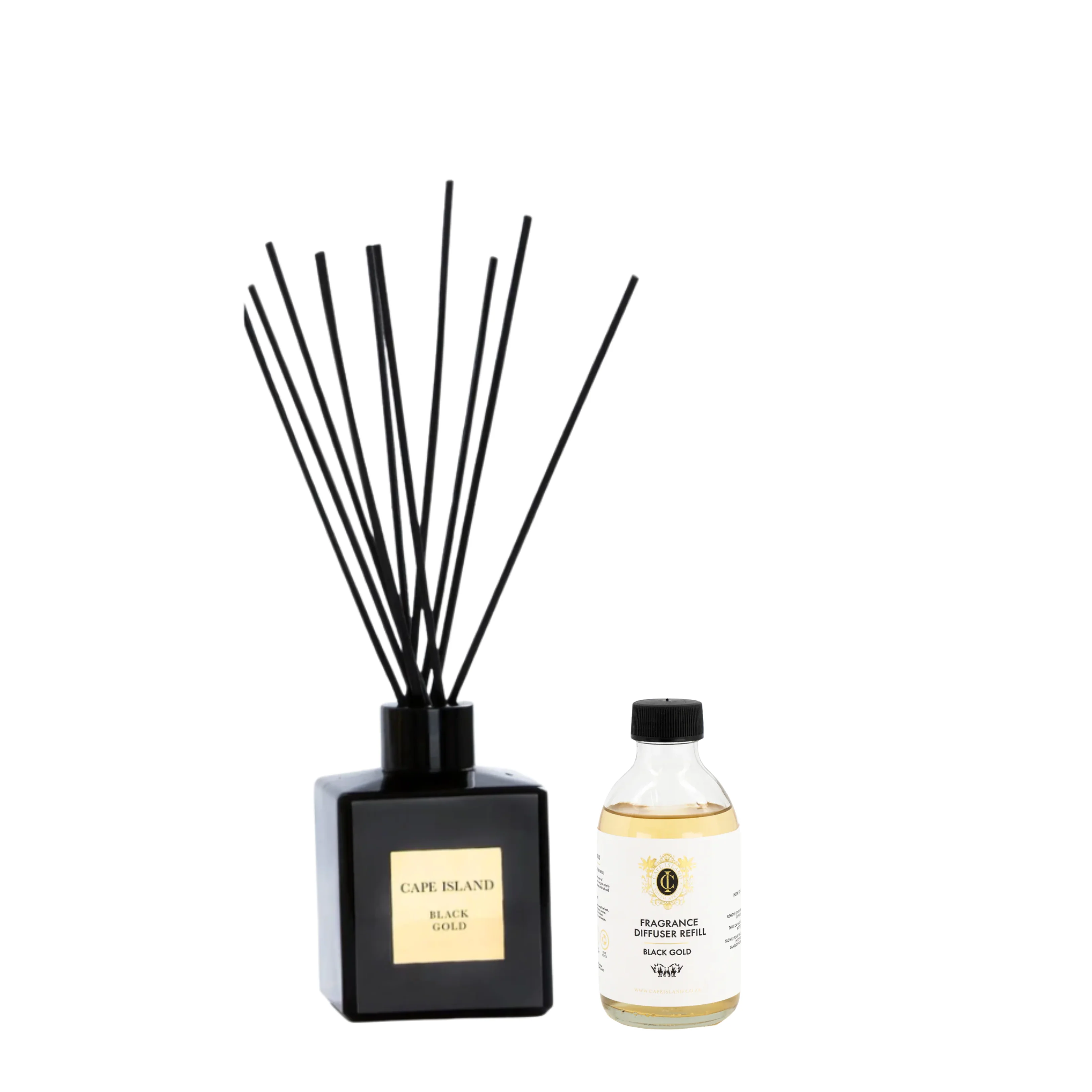 Black Gold Unboxed 200ml Diffuser & refill Combo