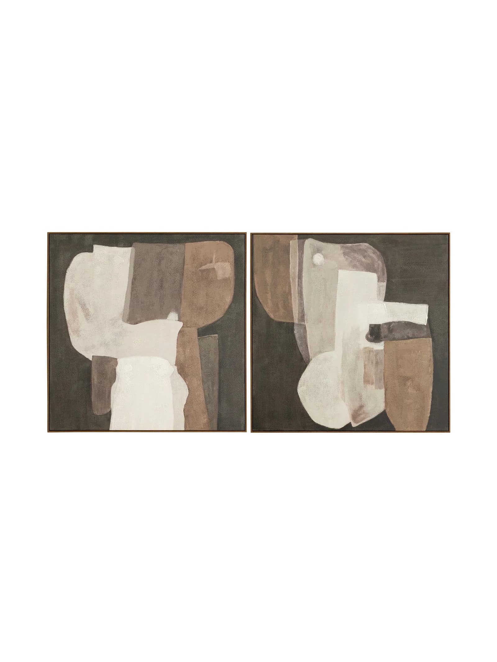 Espresso Roast Wall Art Set of 2 in Coffee