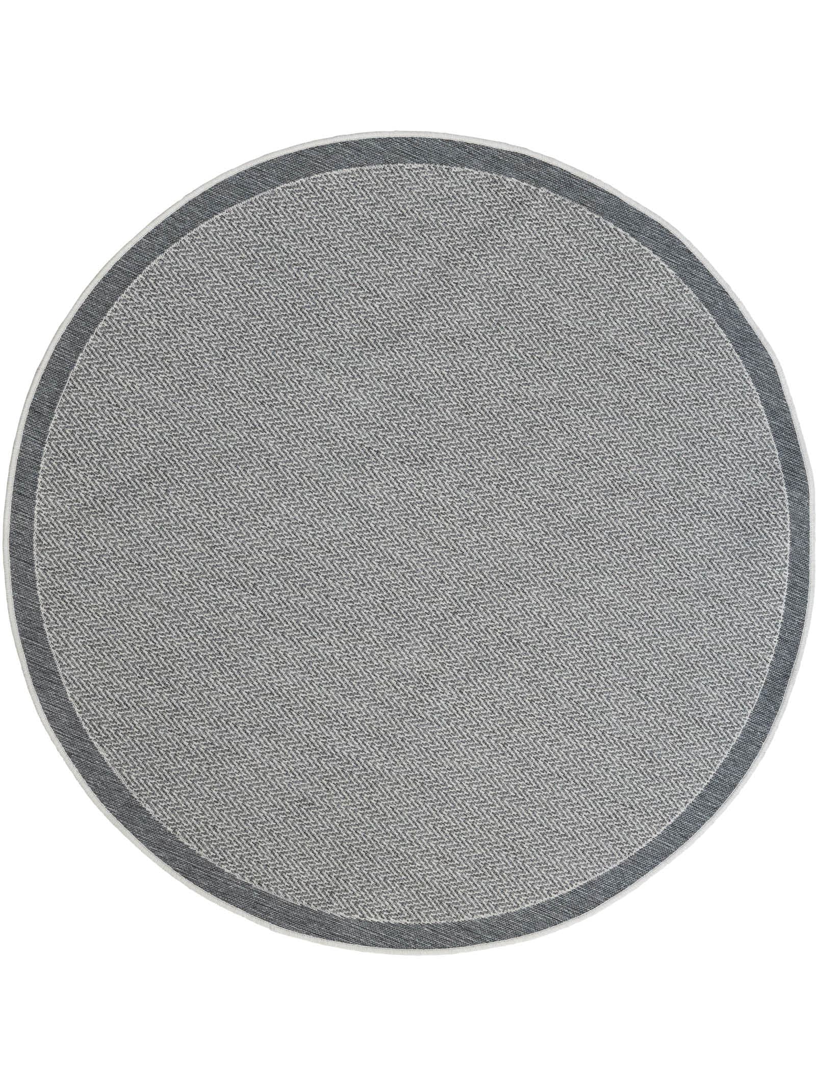 Outback Round Rug in Earl Grey