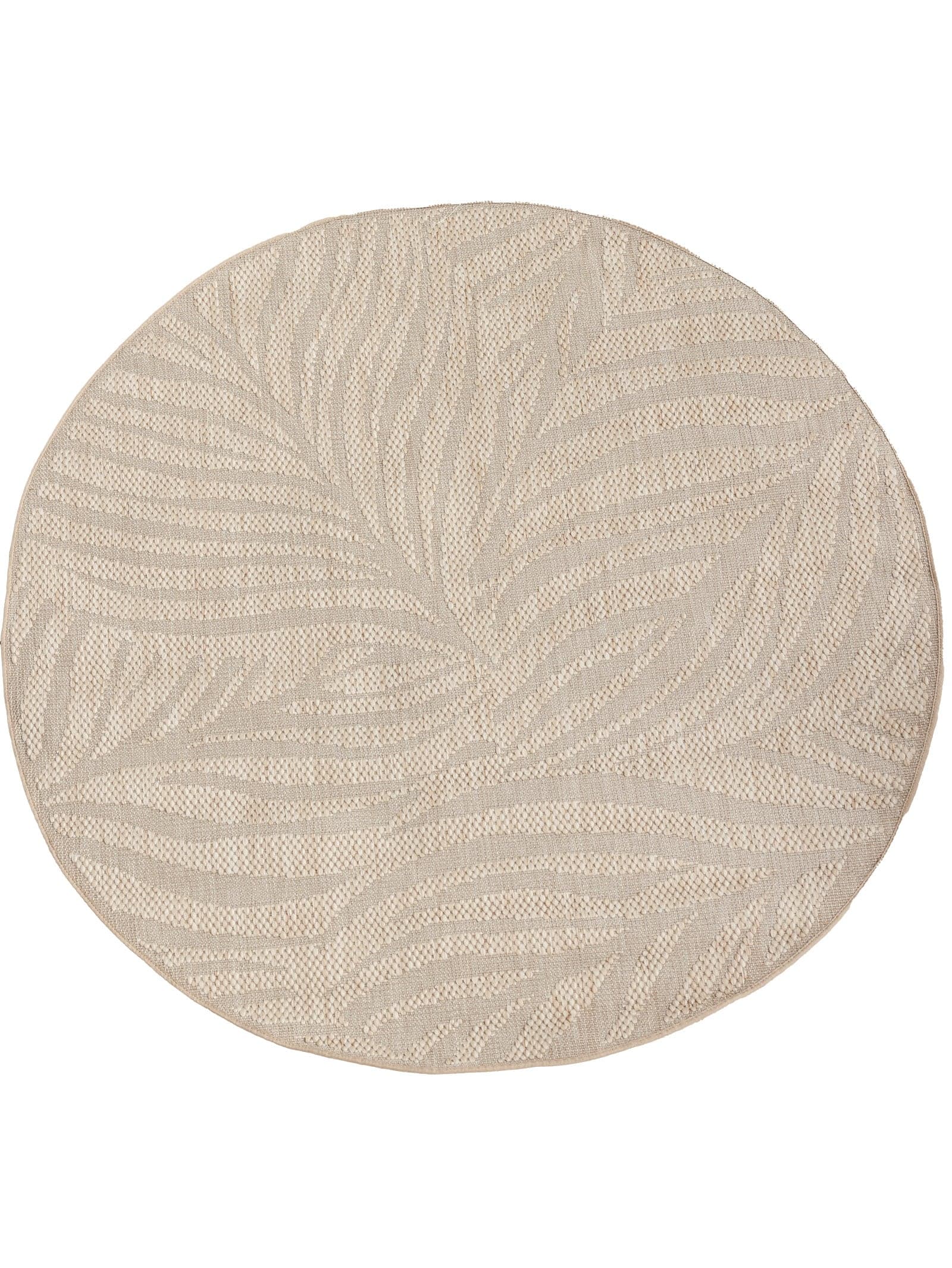 Pindo Round Rug in Sand