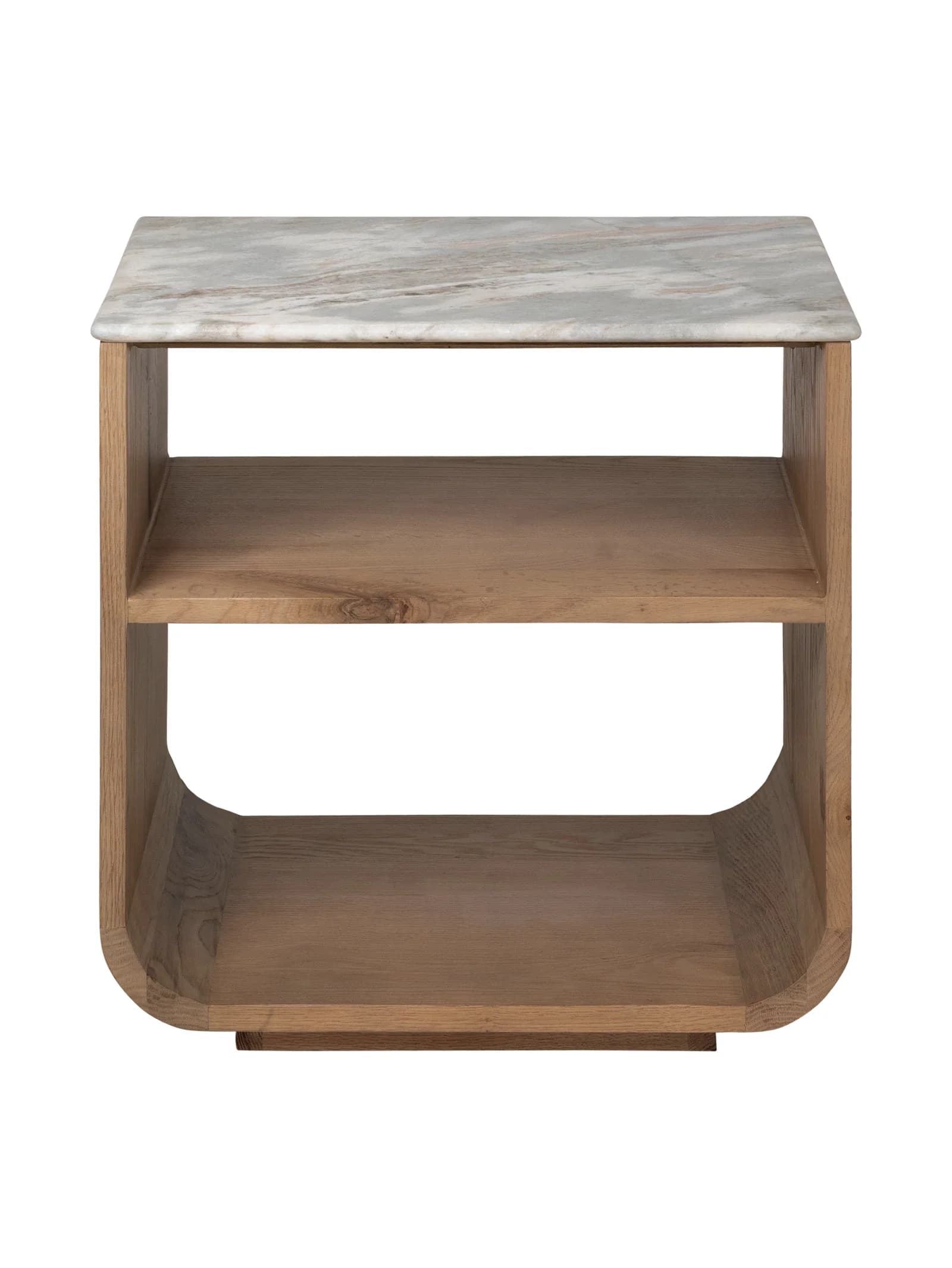 Portland Marble Nightstand in Cumin
