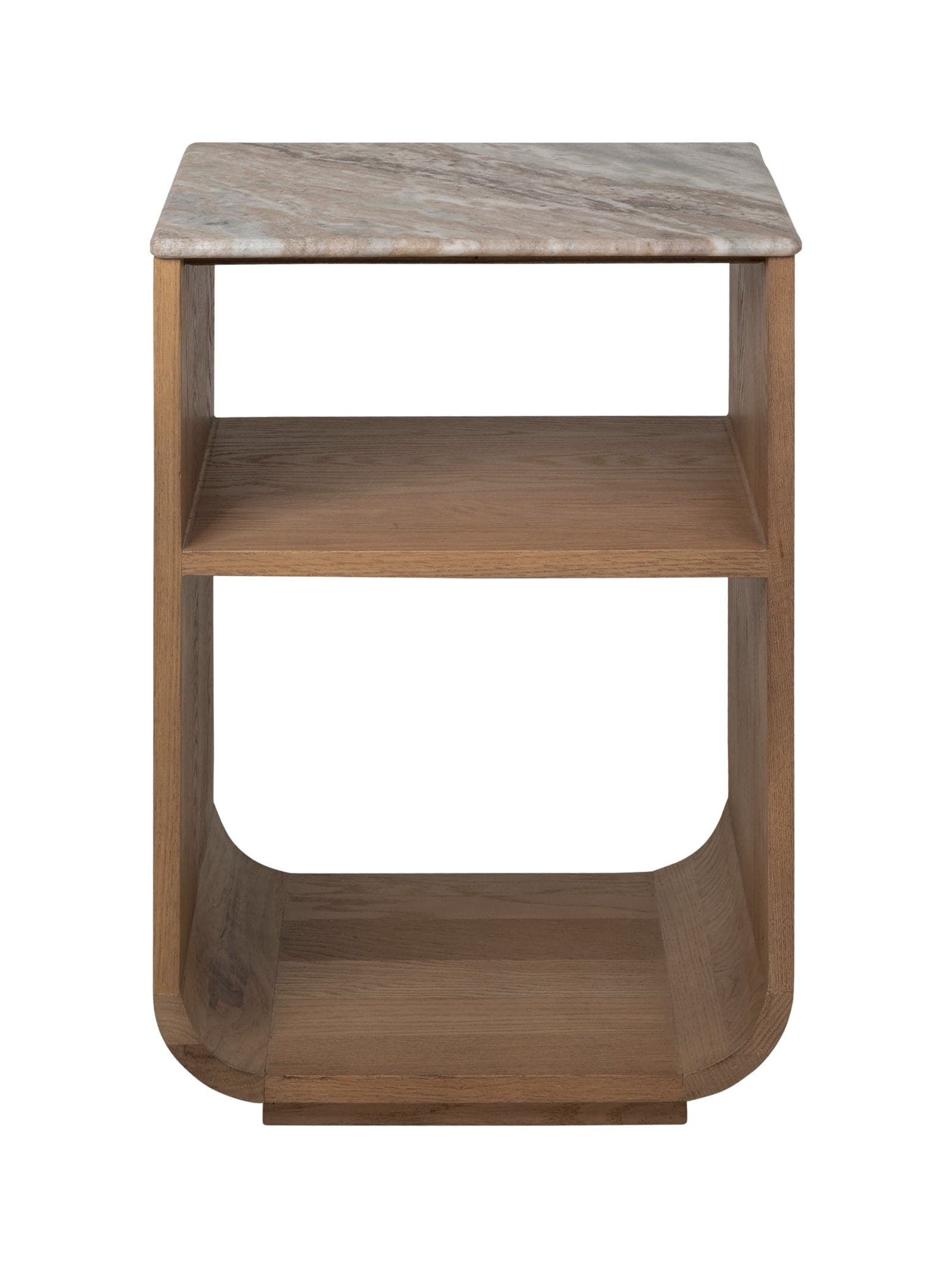 Portland Marble Nightstand in Cumin