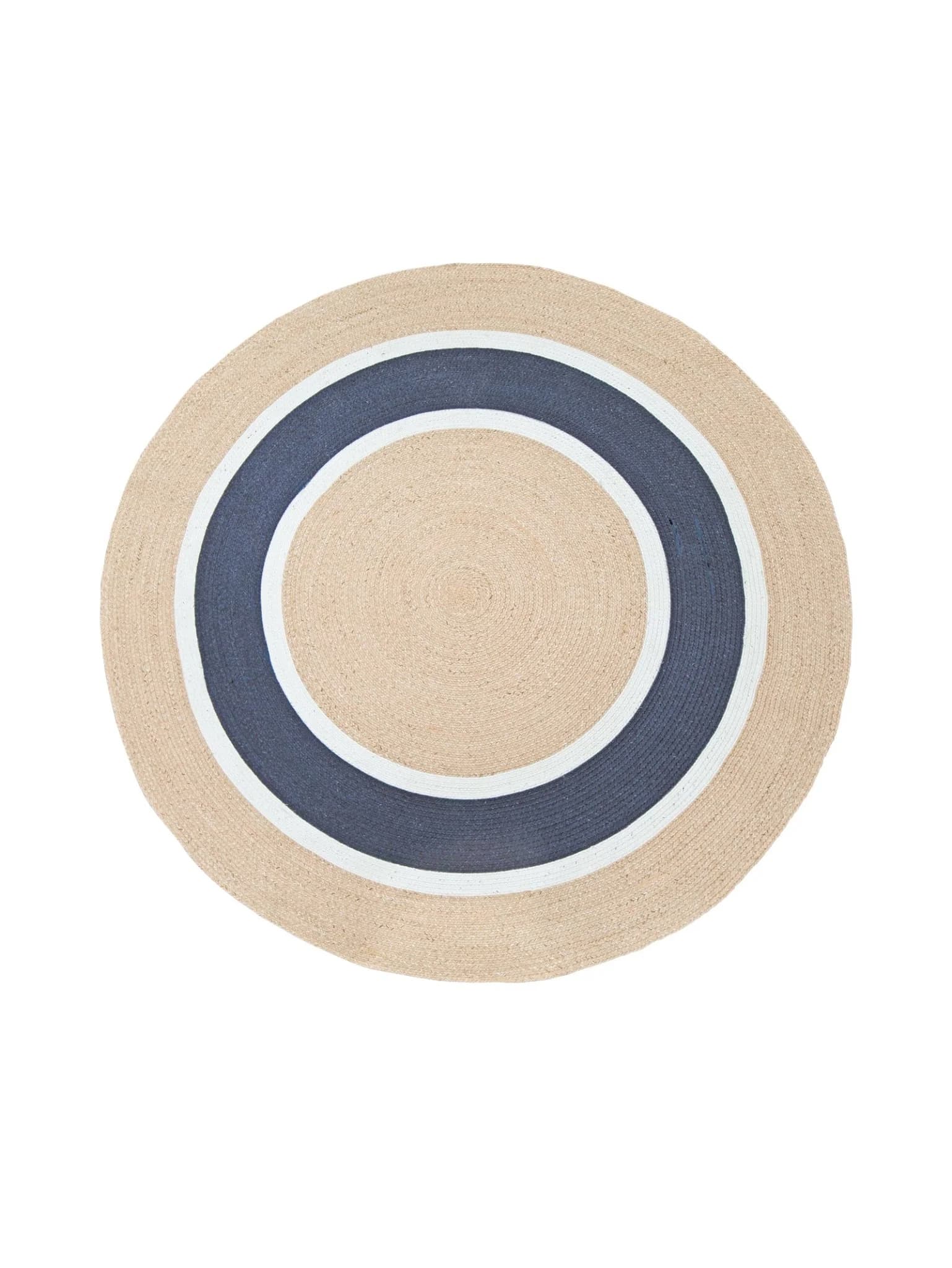 Hilo Round Rug in Sailor