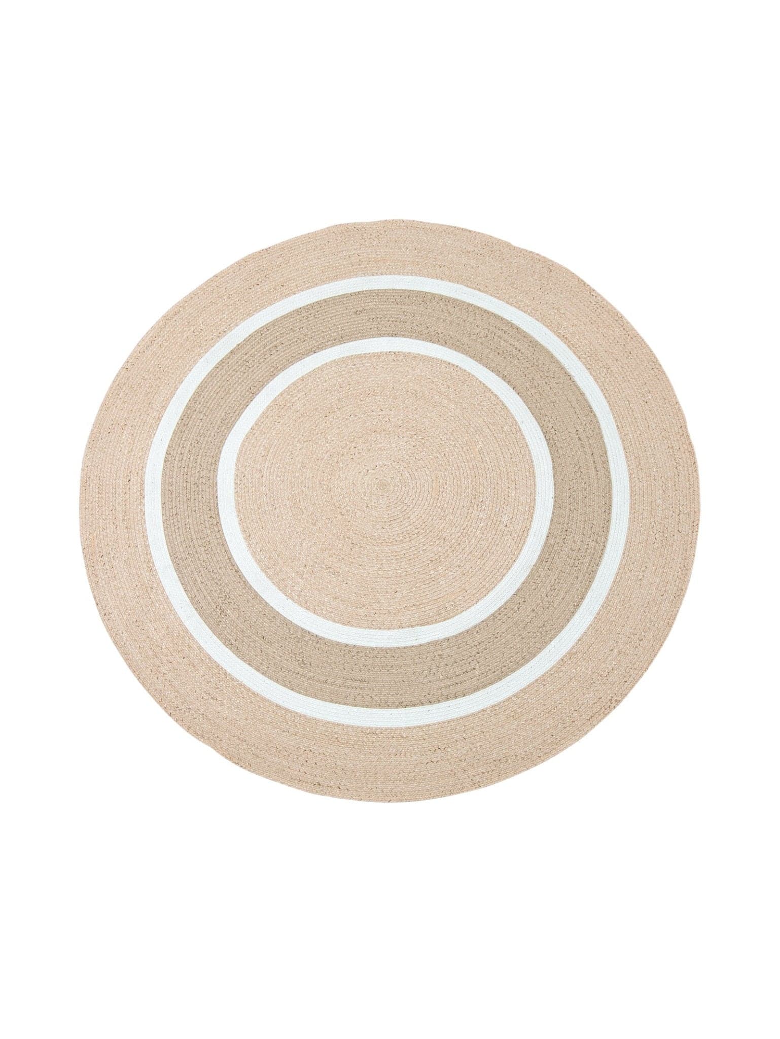 Hilo Round Rug in Twill
