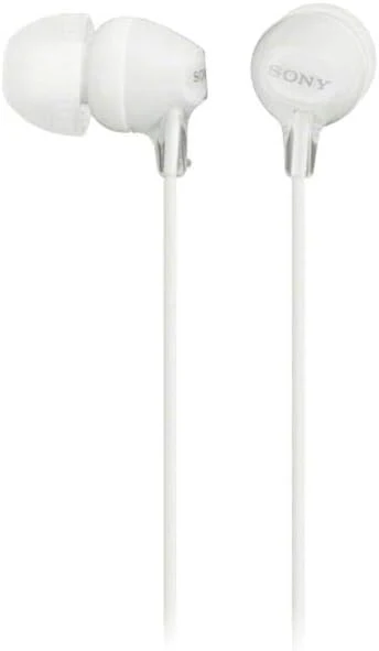Sony MDR-EX15AP Wired In Ear Earbuds with Mic - Black