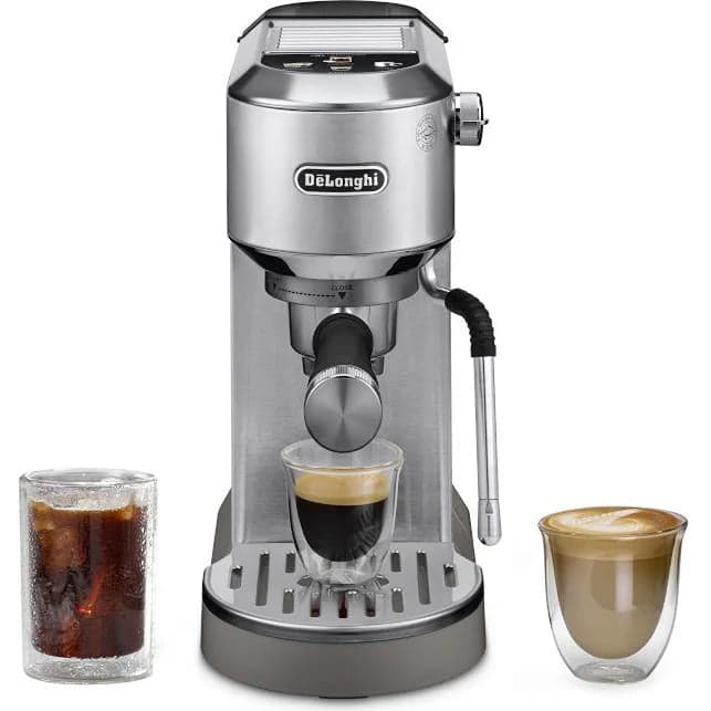 Delonghi EC890.M Dedica Duo Manual Coffee Maker - Silver