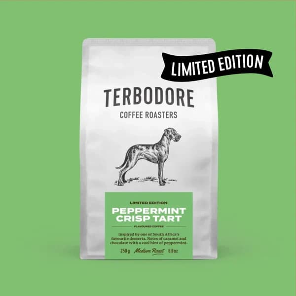Terbodore 250g Coffee Beans - Peppermint Crisp Tart