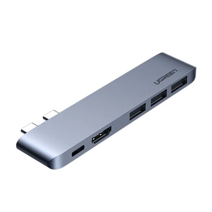 UGREEN 5In2 Multifunction Hub With MacBook Pro/ Air Connector Grey - UG-60559