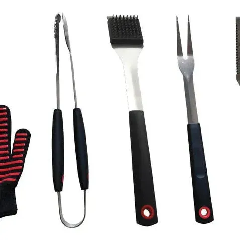 ALVA BA178 5pc BBQ Tool Set