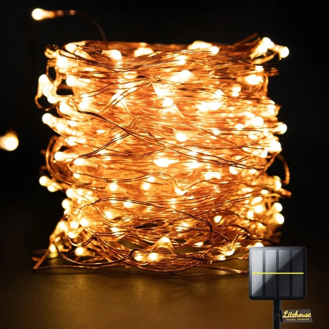 Copper Wire Solar Fairy Lights