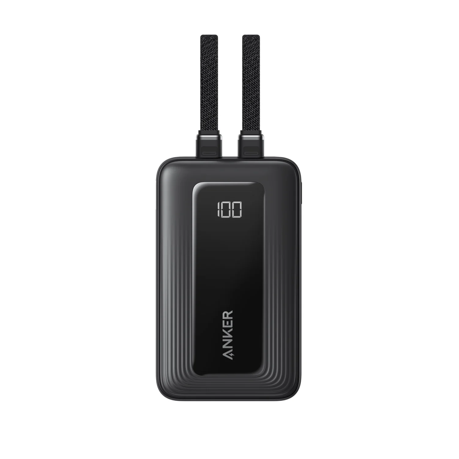Anker Zolo Power Bank 20000mAh 45W With Dual Built-in USB-C Cables - Black (A110MH12)