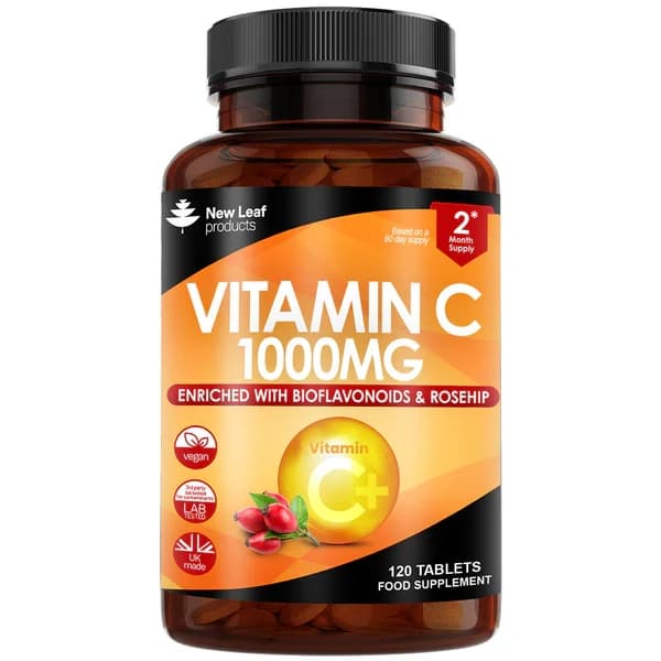 New Leaf Vitamin C with Bioflavonoids & Rosehip - 120 Tablets