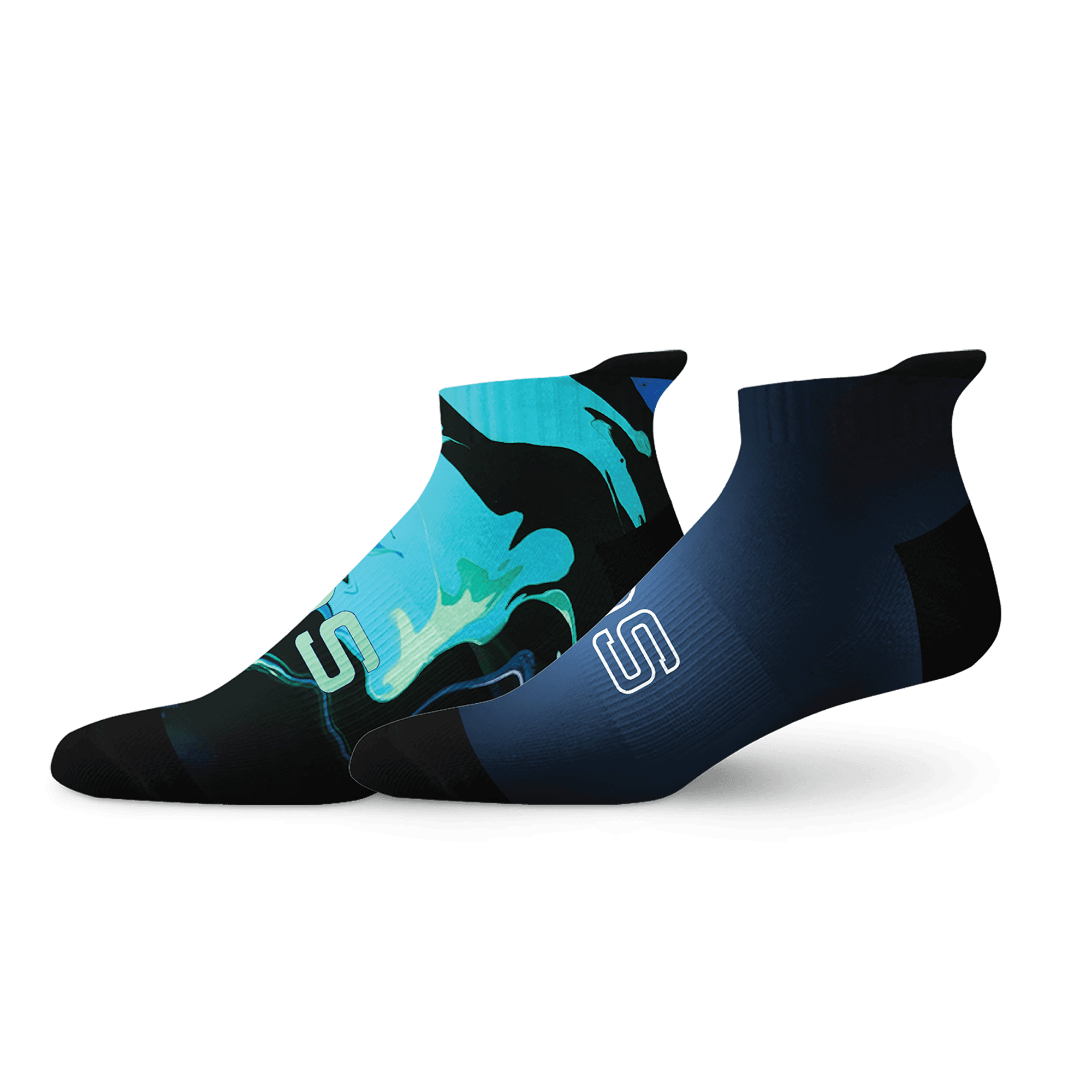 Acid Wash Tab Combo Socks