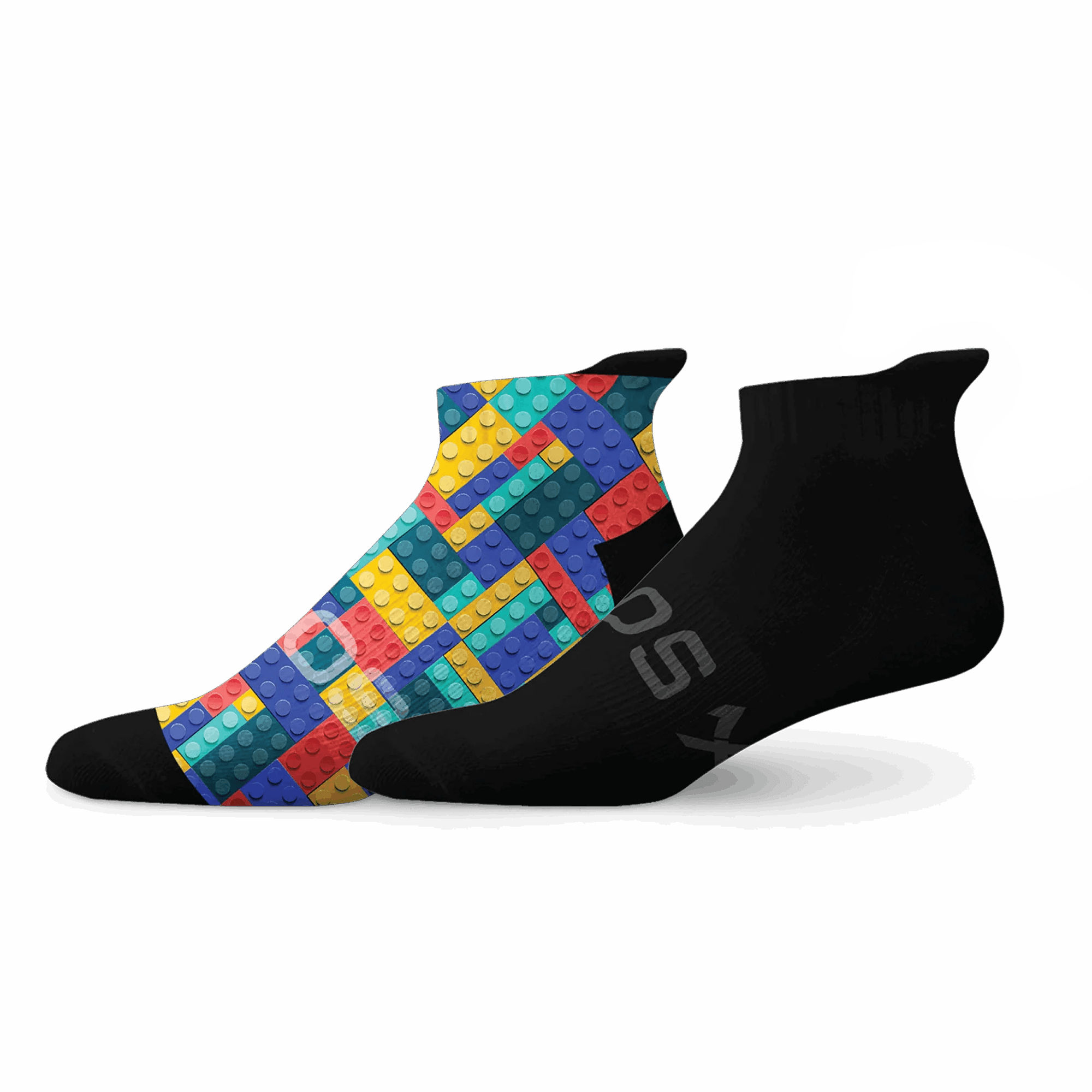Blocks Tab Combo Socks