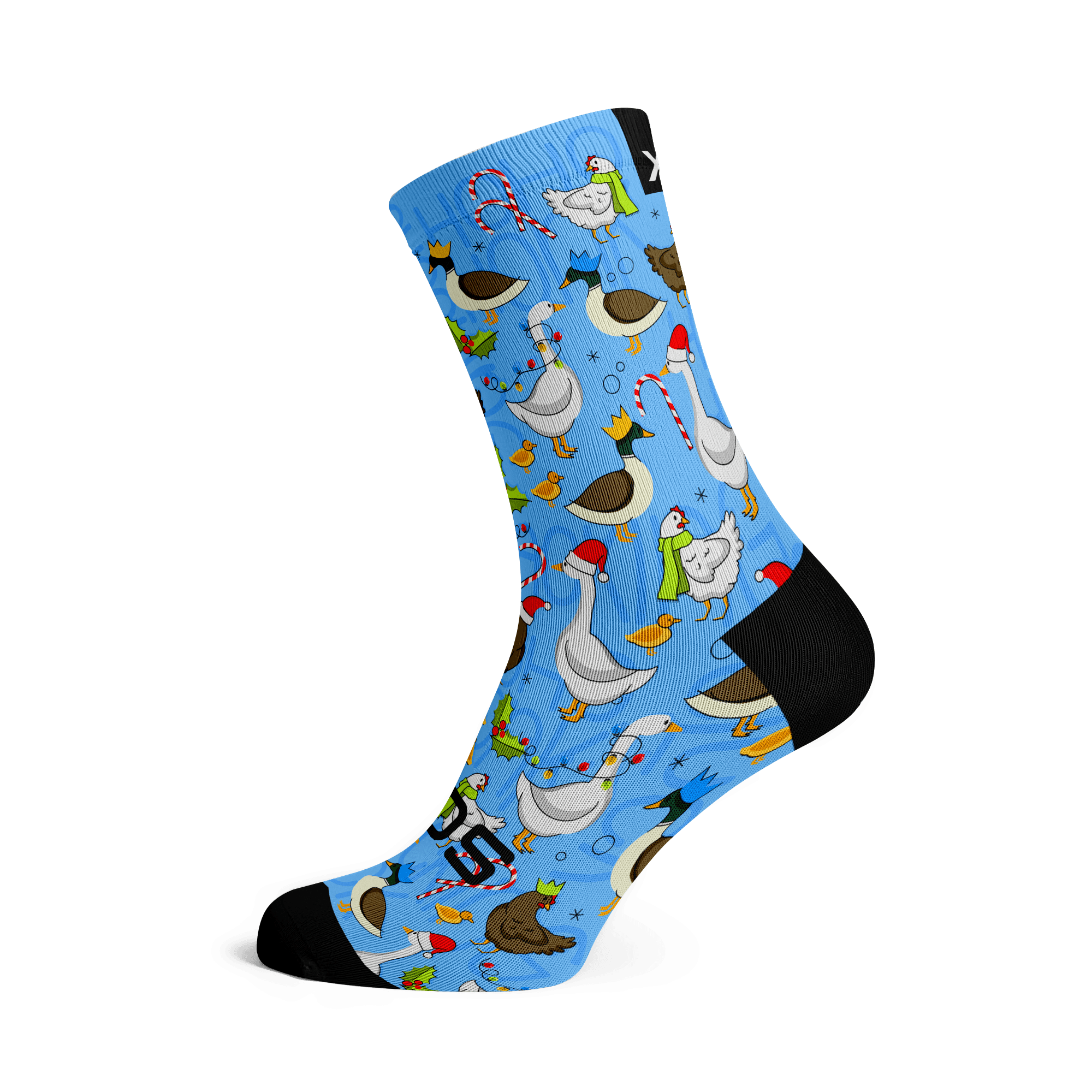 Festive Flock Crew Socks
