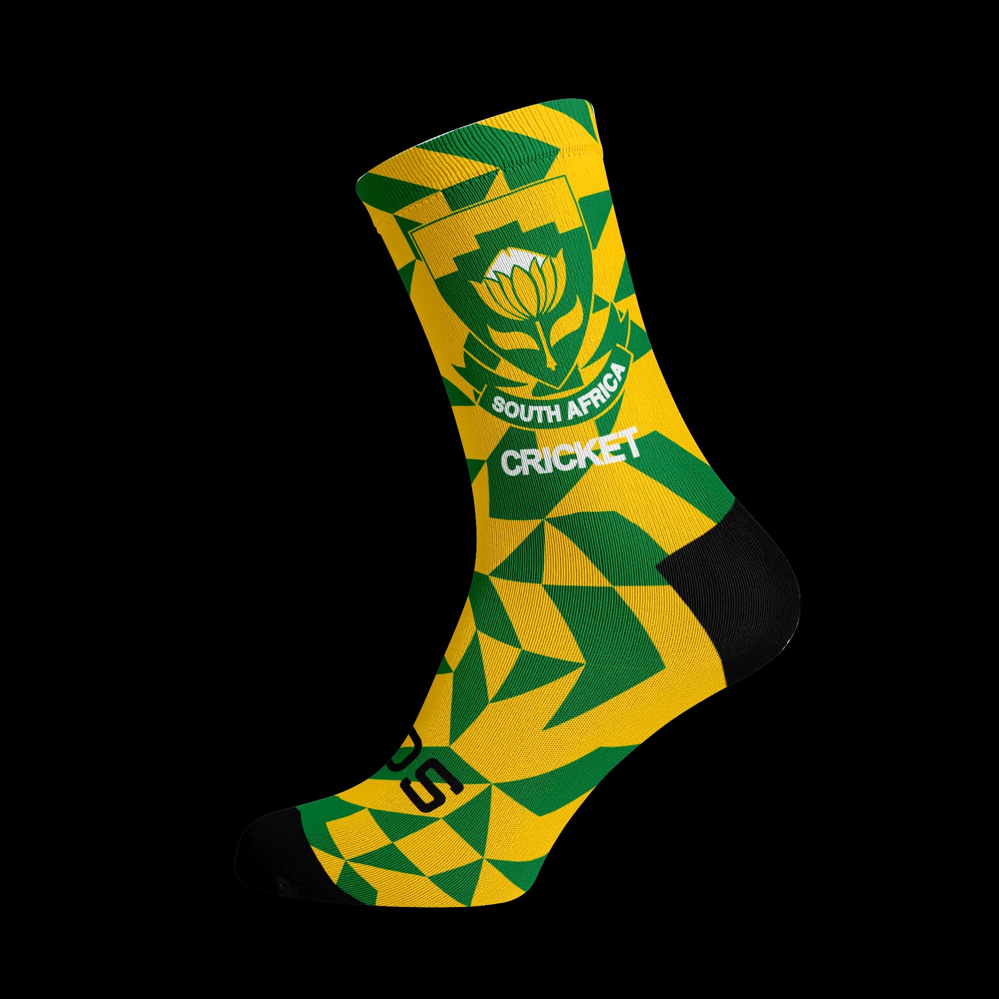 Proteas Cricket Geometric Crew Socks