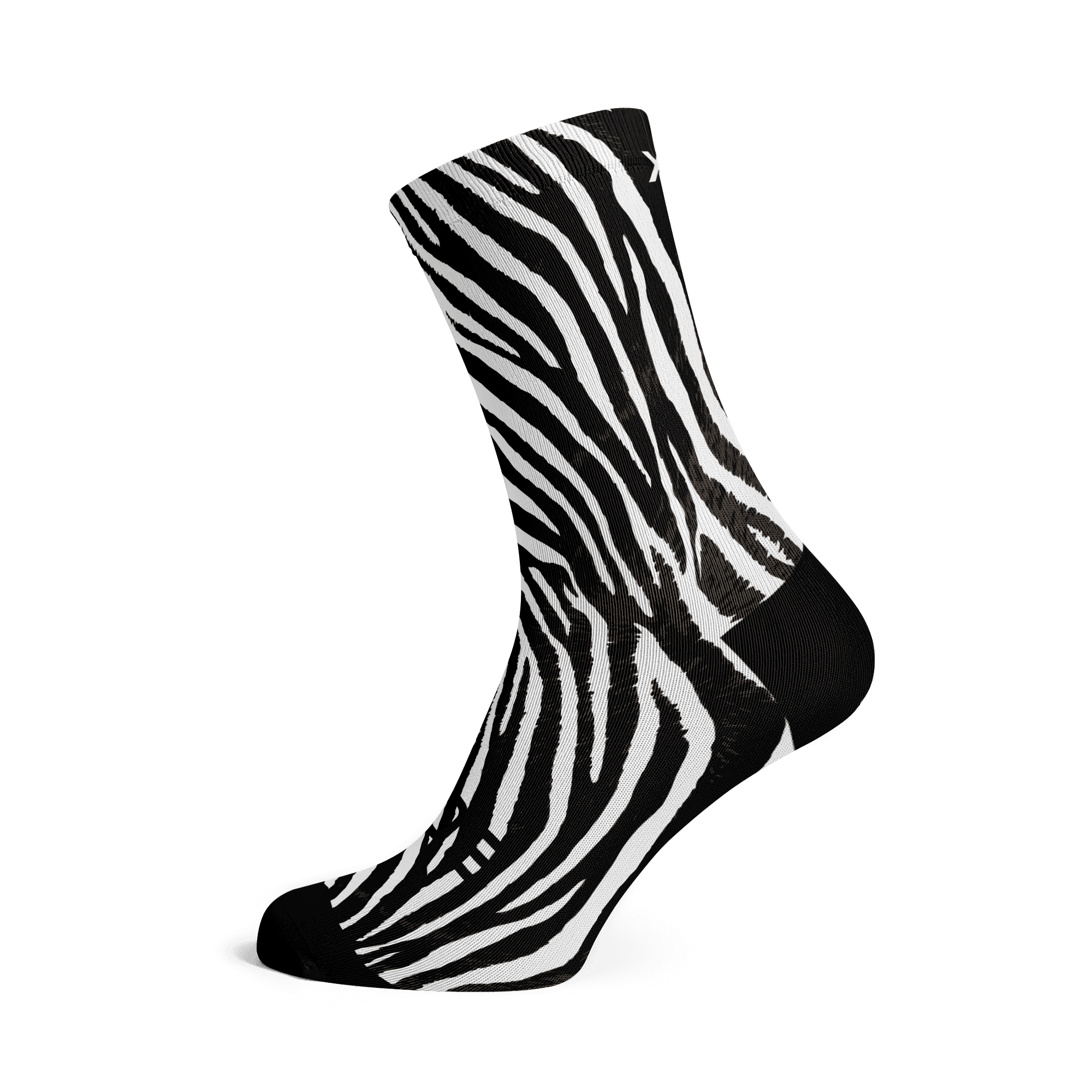Zebra Crew Socks