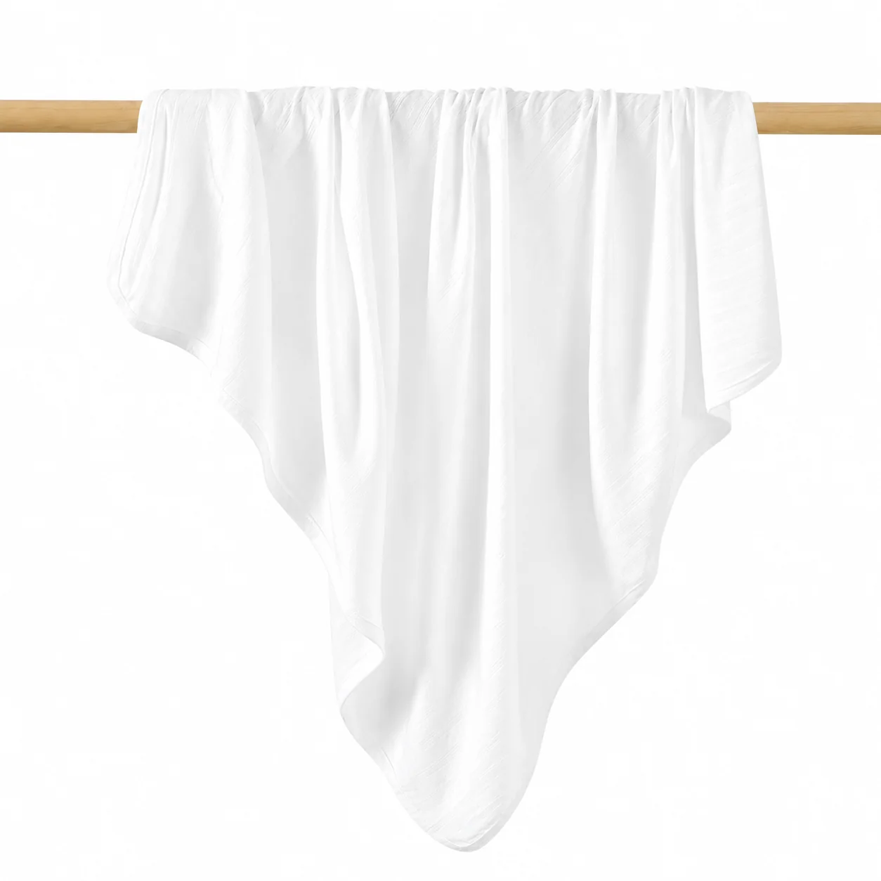Haven Pointelle Baby Blanket - Cloud