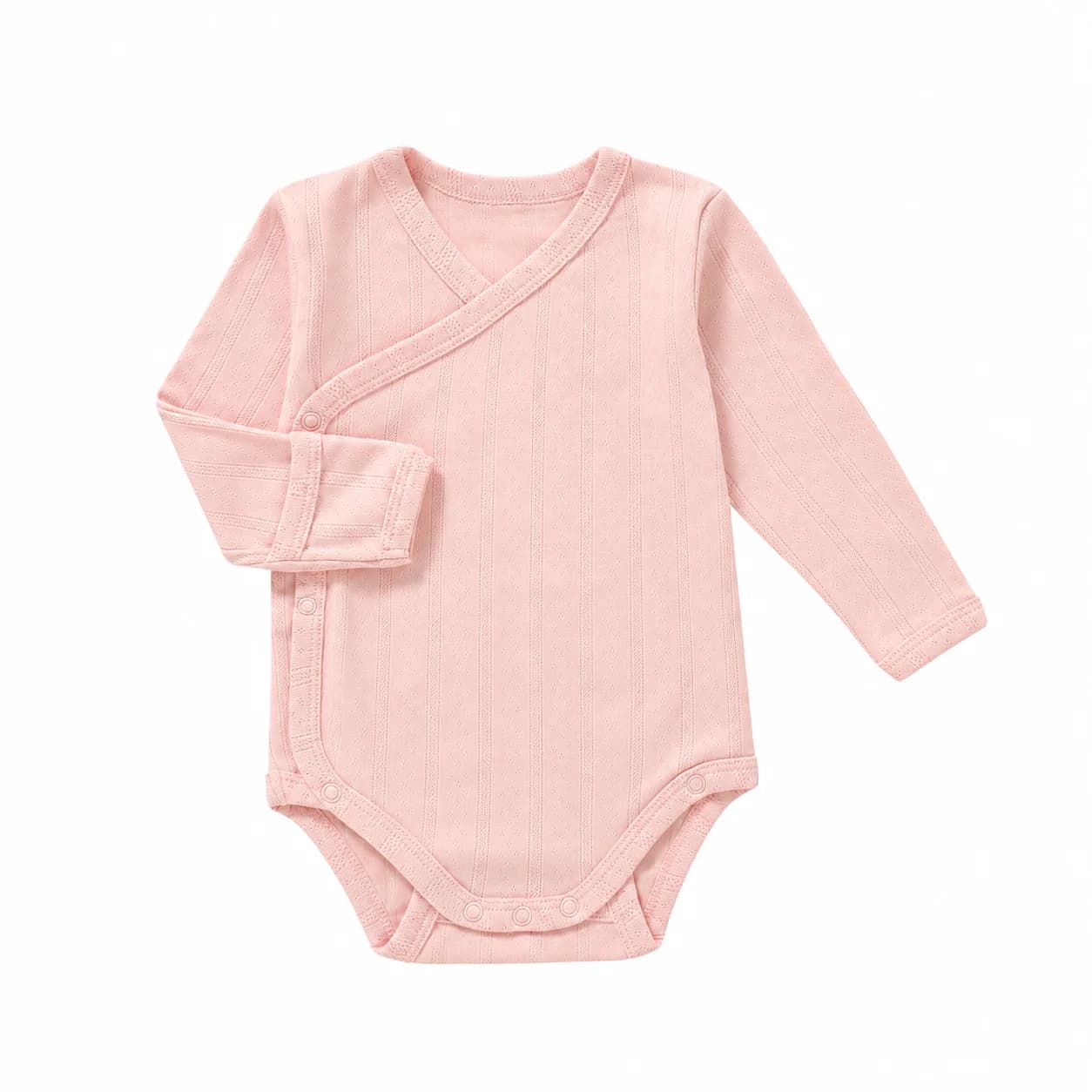 Haven Pointelle Kimono Vest - Blush