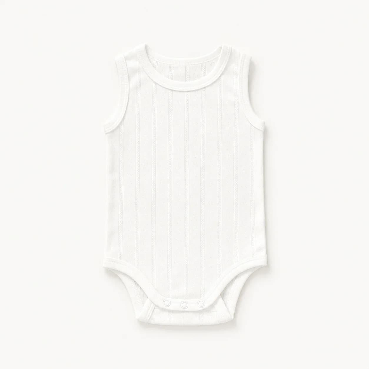 Haven Pointelle Vest - Cloud