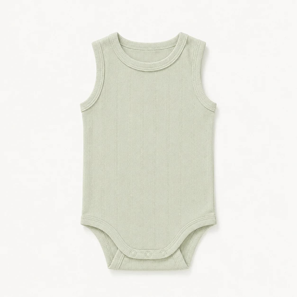 Haven Pointelle Vest - Sage