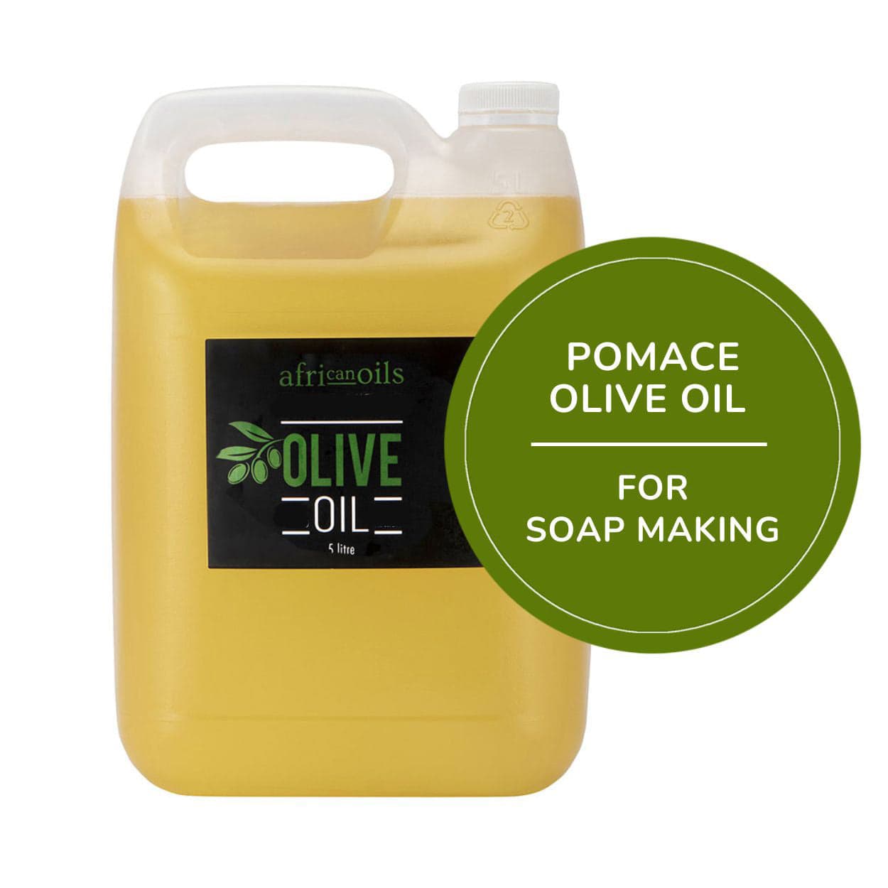 5L Pomace Olive Oil for Soap Making