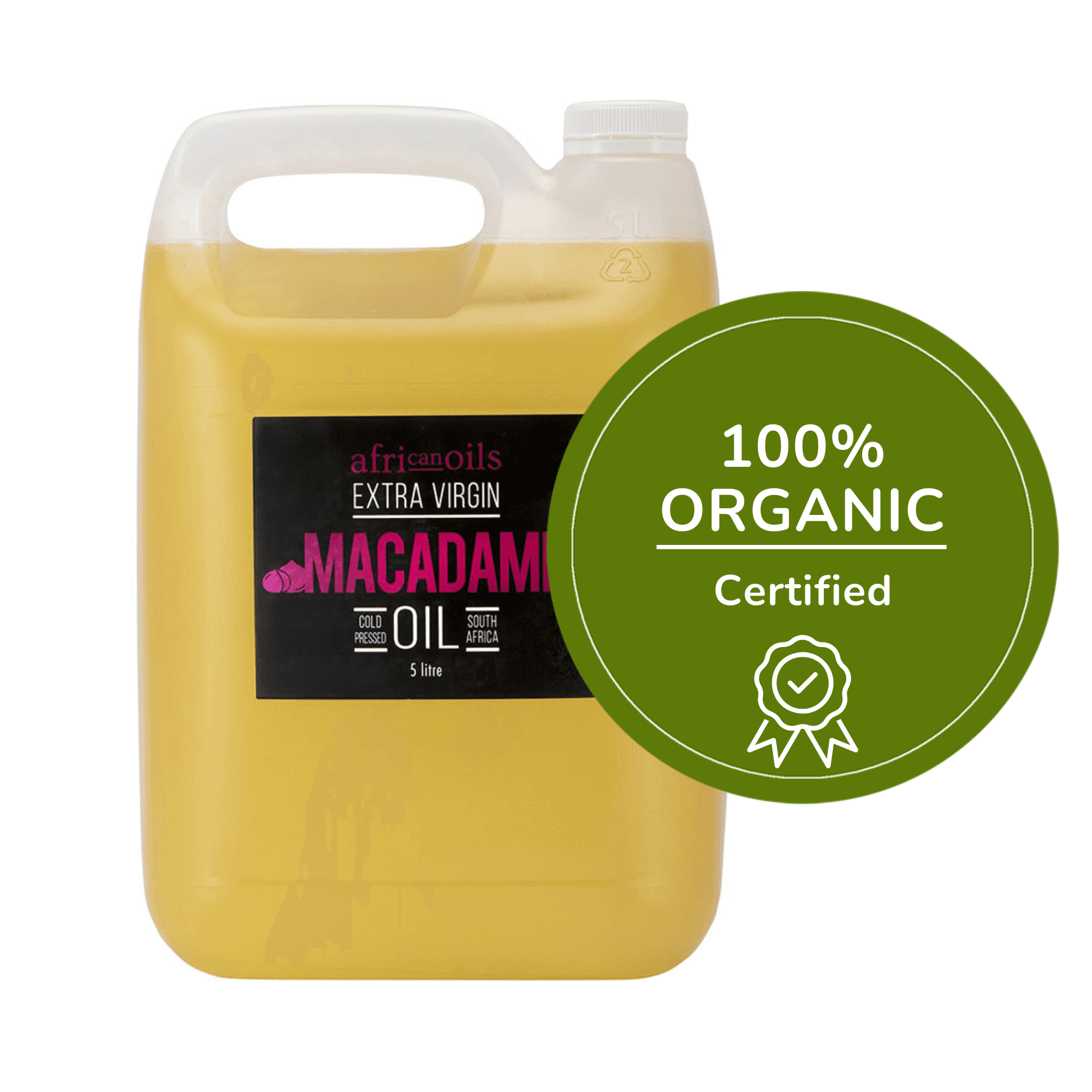 5L Extra Virgin Organic Macadamia Oil