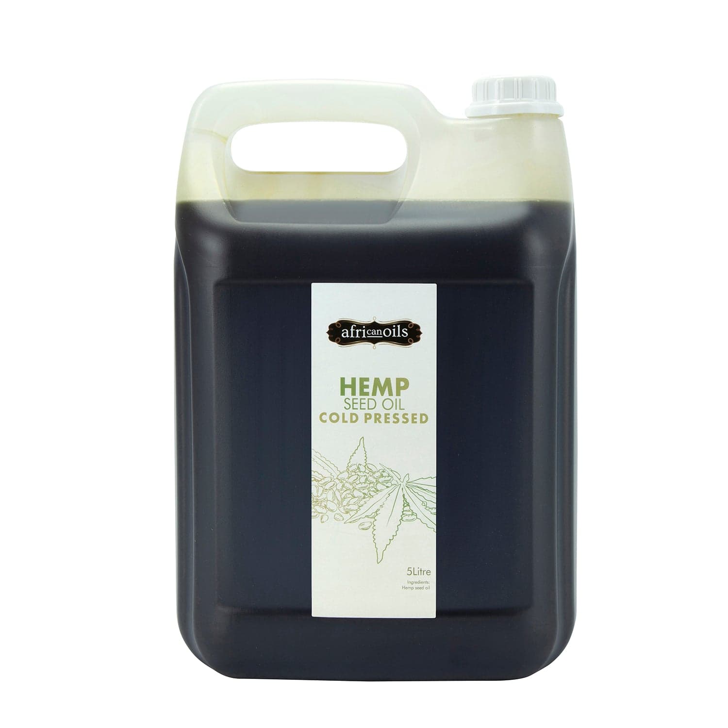 5L Cold Pressed Hemp Seed oil