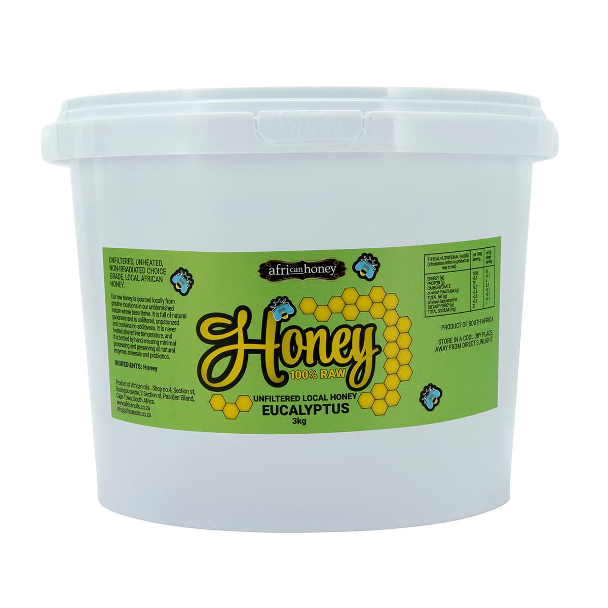 3kg Eucalyptus Honey - Raw