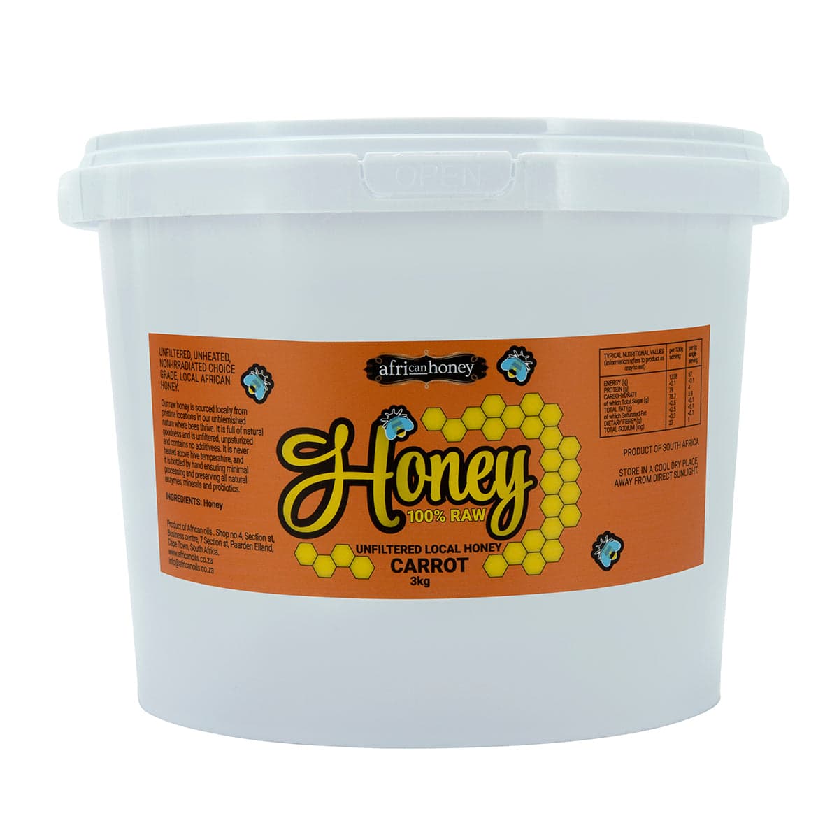 3kg Carrot Blossom Honey