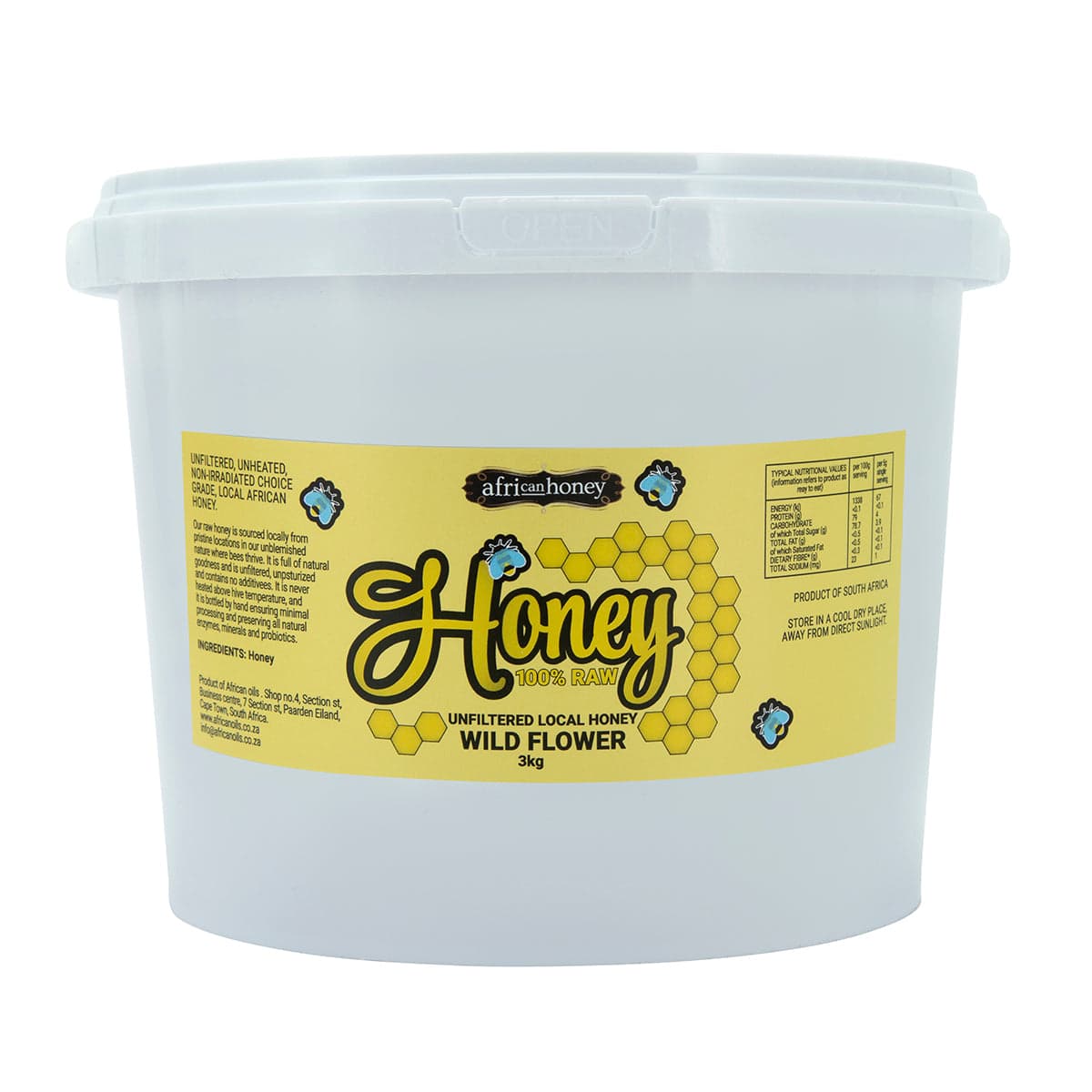 3kg Wildflower Honey - Raw