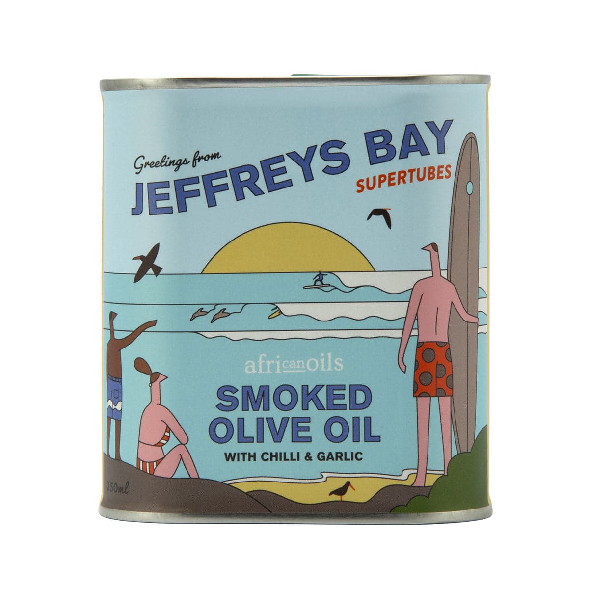 Greetings from Jeffreys Bay - Smoked Olive Oil with Chilli & Garlic