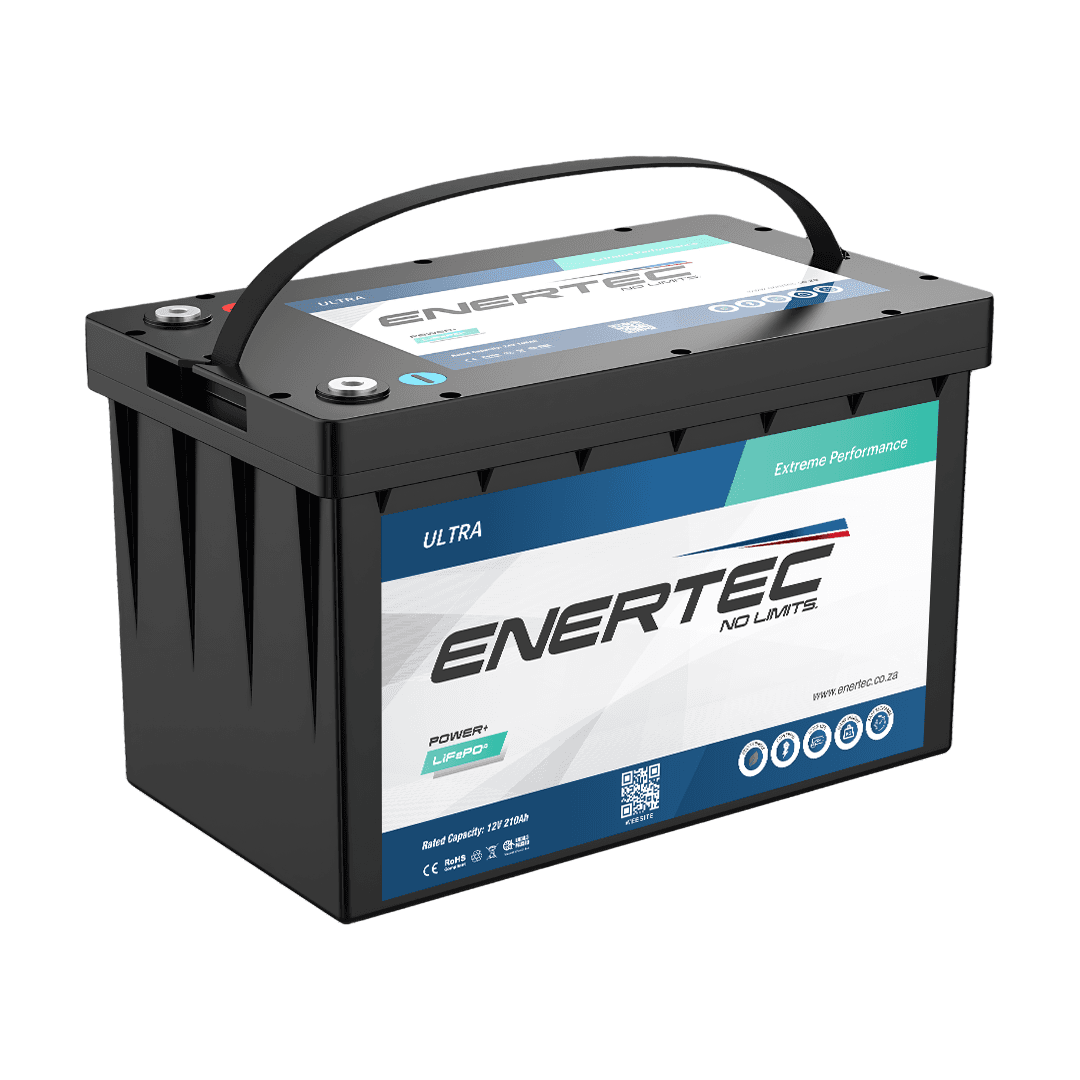 Enertec Power+ 12.8V 210Ah LiFePO4 Battery with Bluetooth