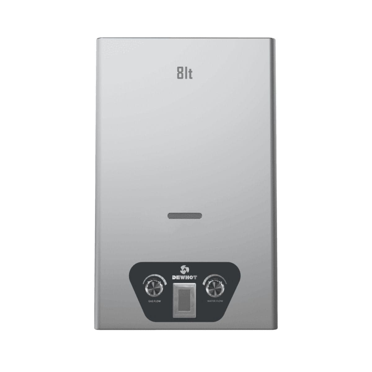 Dewhot 8 Litre Stainless Steel Diaphragm Activated Gas Water Heater-Outdoor