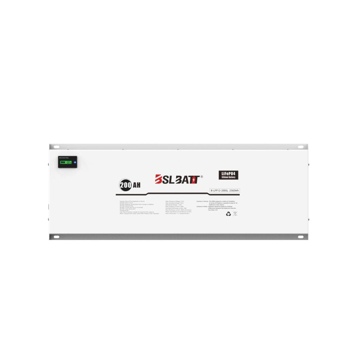BSL 12V 200Ah LiFePO4 Flat-Pack Battery