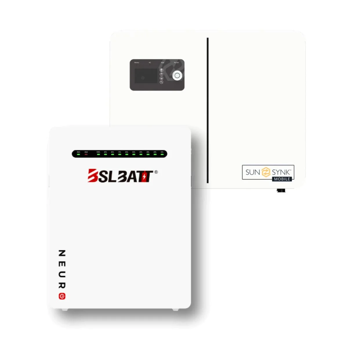 Sunsynk Powerlynk 6kW Hybrid Inverter and BSL Neuro 100Ah 5.12kWh Lithium Battery Combo