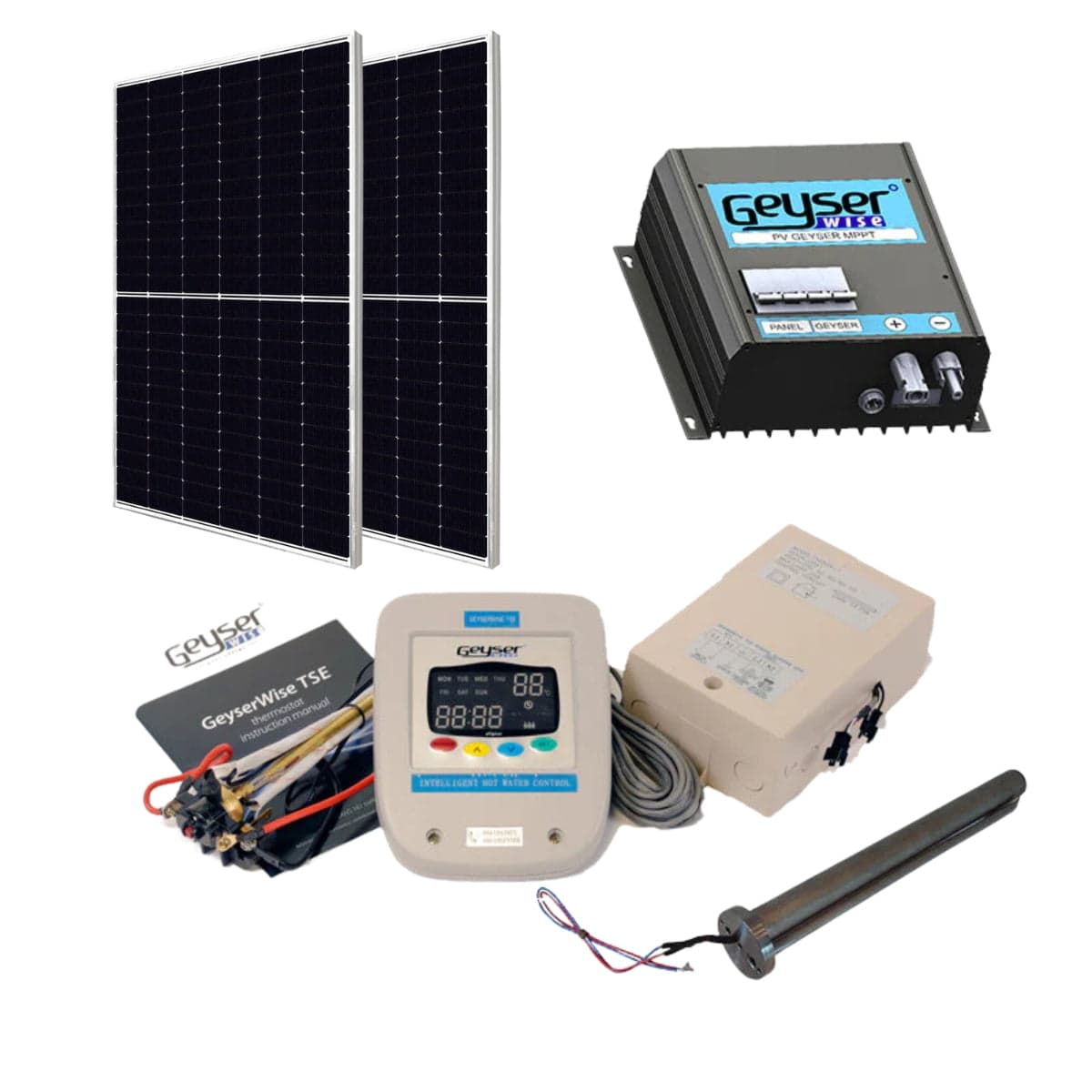 Geyserwise 200L PV Low Irradiation Solar Water Heating System