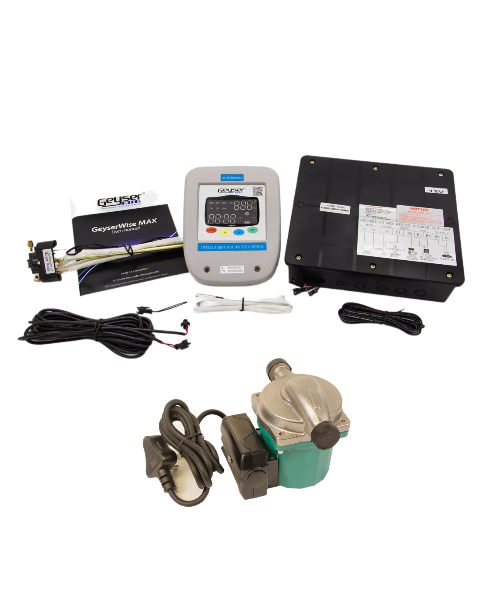Geyserwise Max 220V Pump Kit with Wifi