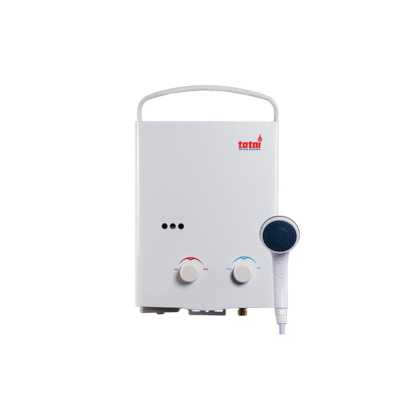 Totai 5 Litre Camping Gas Water Heater with Showerset