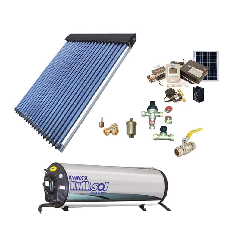 300L Complete Direct Pumped Split System Solar Water Heating Kit