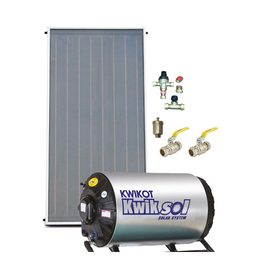 200L Vertical Flatplate Thermosiphon Solar Water Heating Kit