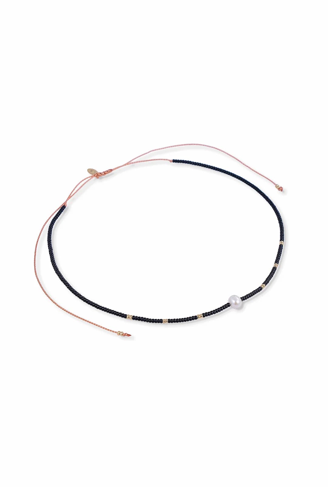 Black Beauty Necklace with Pearl