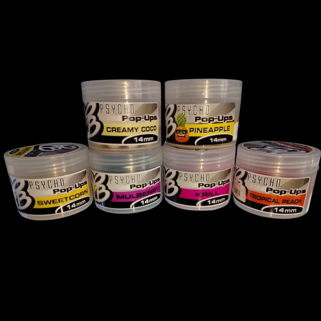 Psycho Baits Pop ups 125ml 14mm