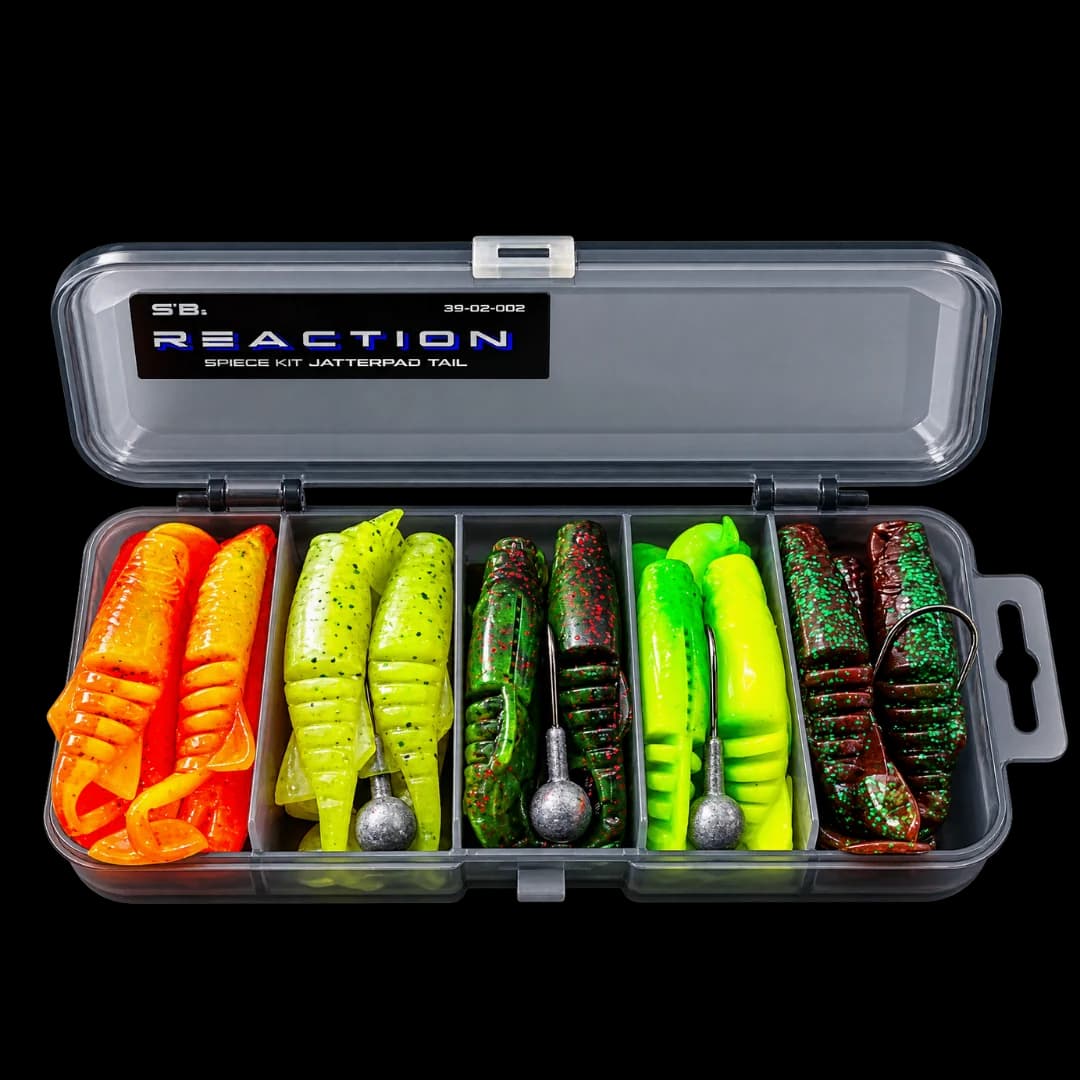 Reaction Paddle Tail Lure Kit 25 Pce