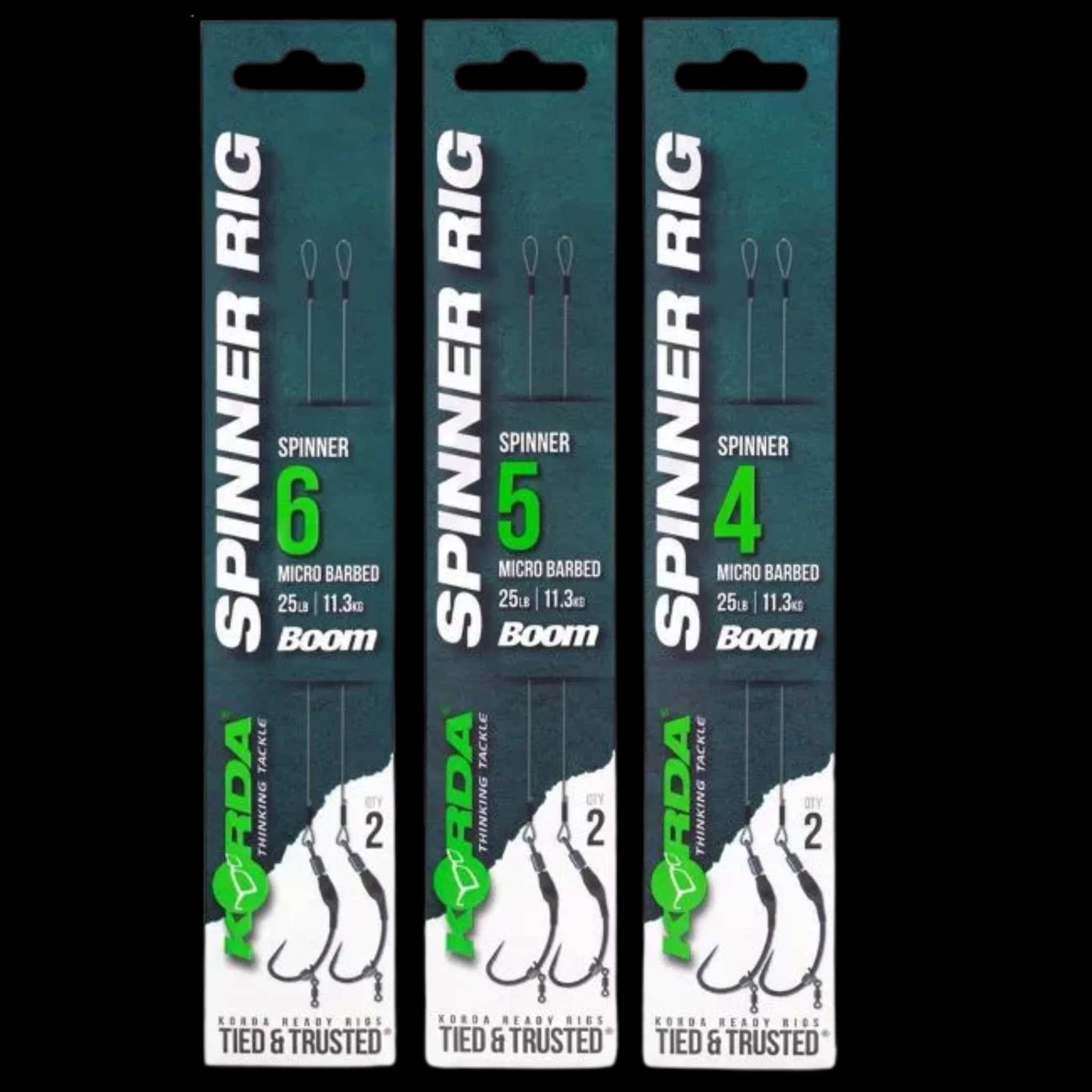 Korda Spinner Rigs Barbed